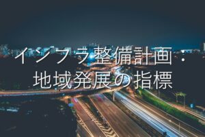 地域特性⑪　インフラ整備計画：地域発展の指標