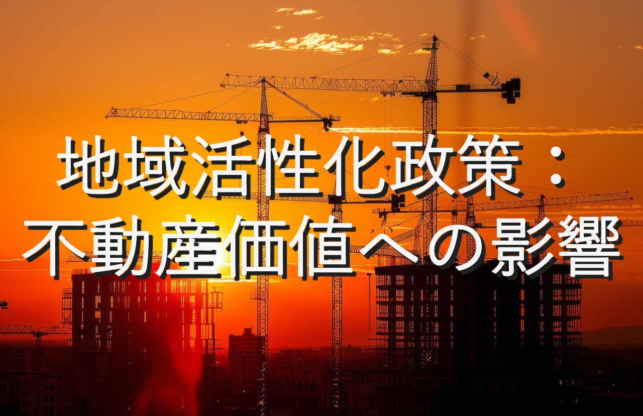地域特性⑮　地域活性化政策：不動産価値への影響